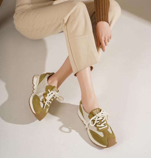 西村名物2025年春季新款超轻系带休闲鞋舒适阿甘鞋X25AM14331 商品图8