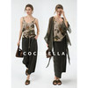 【秒杀】COCOBELLA[100%人丝]奢感新中式提花休闲裤春垂坠感长裤PA3029 商品缩略图1
