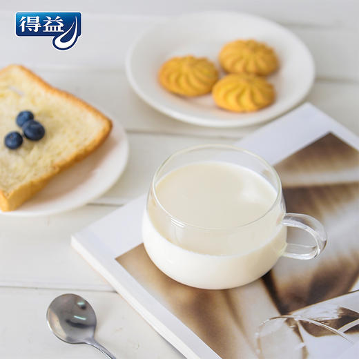 低温 鲜牛奶得益 网红透明袋  甑选奶源 纯正奶液 孜然清甜180ml/袋 商品图2