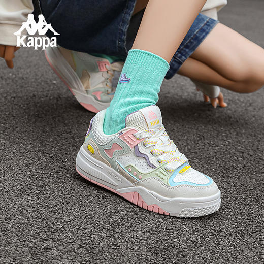Kappa卡帕面包鞋女款2025春季新款厚底板鞋男女同款运动休闲鞋子K0F25CC16 商品图4