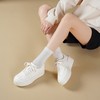 西村名物2025年春季新款超轻厚底防滑系带小白鞋X25AM14801 商品缩略图1