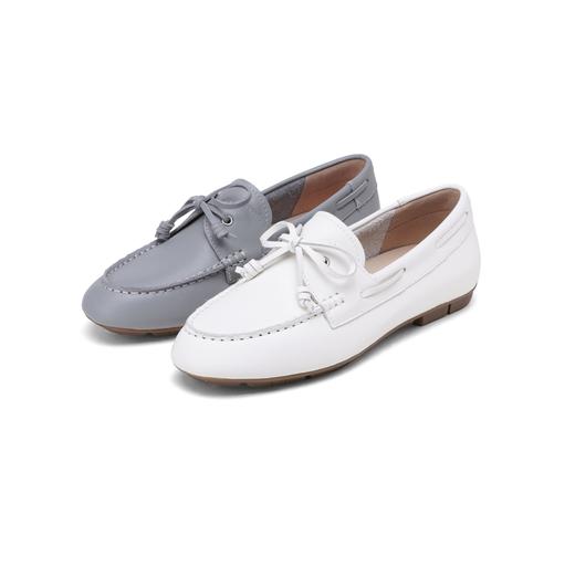 西村名物2025年春季新款小圆头低平跟蝴蝶结饰扣舒适单鞋X25AM14471 商品图0