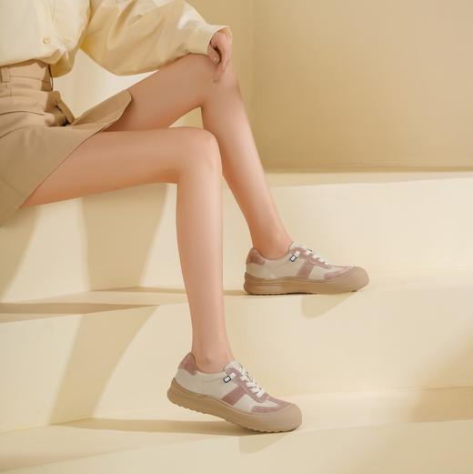 西村名物2025年春季新款超轻厚底防滑舒适透气休闲鞋平底阿甘鞋X25AM15441 商品图8