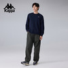 Kappa卡帕背靠背男针织套头衫2025新款运动长袖卫衣纯棉休闲上衣K0F12WT30 商品缩略图4