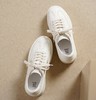 西村名物2025年春季新款超轻厚底防滑系带小白鞋X25AM14801 商品缩略图3
