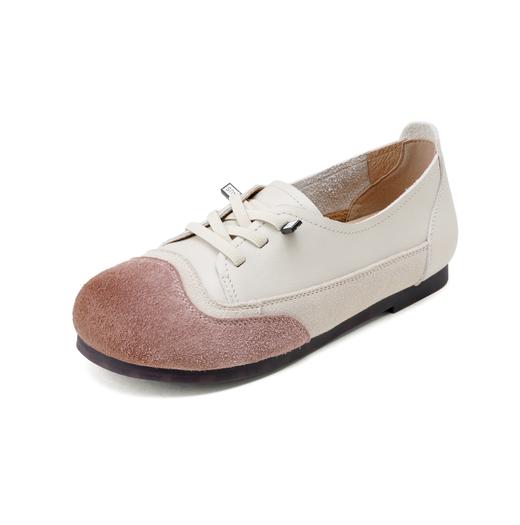 西村名物2025年春季新款小圆头低平跟舒适单鞋X25AM14311 商品图7