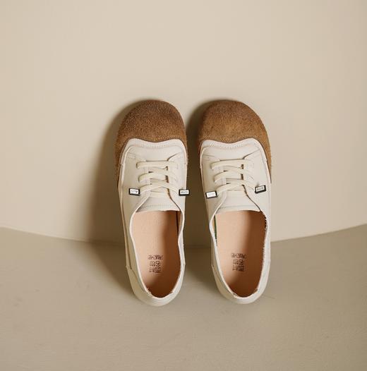 西村名物2025年春季新款小圆头低平跟舒适单鞋X25AM14311 商品图6