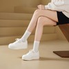 西村名物2025年春季新款超轻厚底防滑系带小白鞋X25AM14801 商品缩略图0