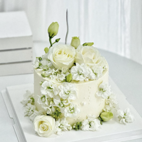 【对爱的诠释】小清新鲜花女生蛋糕