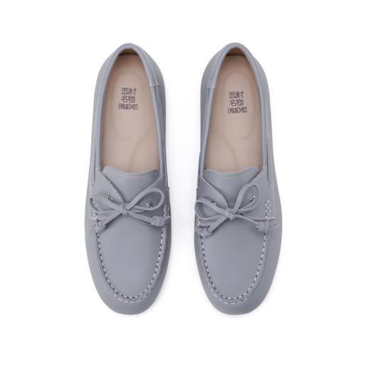 西村名物2025年春季新款小圆头低平跟蝴蝶结饰扣舒适单鞋X25AM14471 商品图5