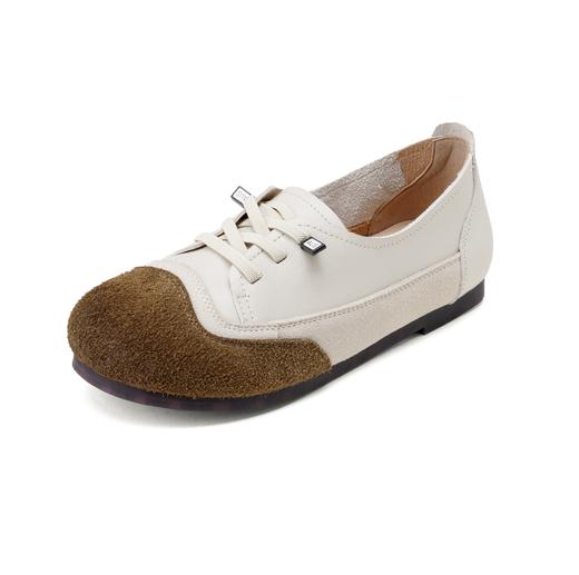 西村名物2025年春季新款小圆头低平跟舒适单鞋X25AM14311 商品图8