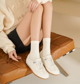 西村名物2025年春季新款超轻厚底舒适休闲鞋系带阿甘鞋X25AM15451