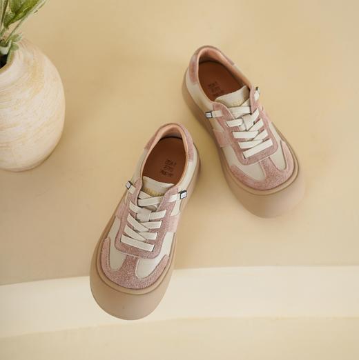 西村名物2025年春季新款超轻厚底防滑舒适透气休闲鞋平底阿甘鞋X25AM15441 商品图7