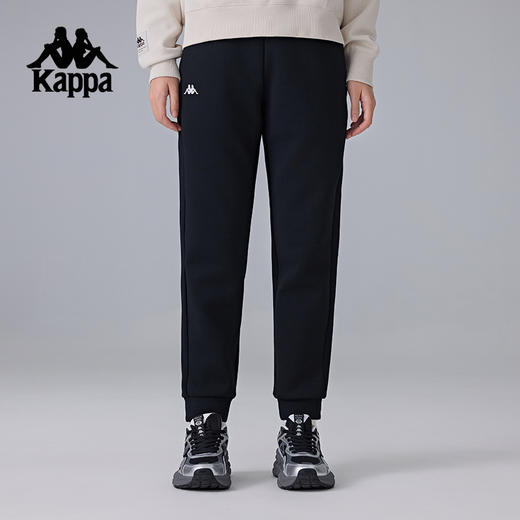 Kappa卡帕背靠背新款针织运动长裤女休闲裤修身保暖卫裤束脚裤子K0F22AK41 商品图2