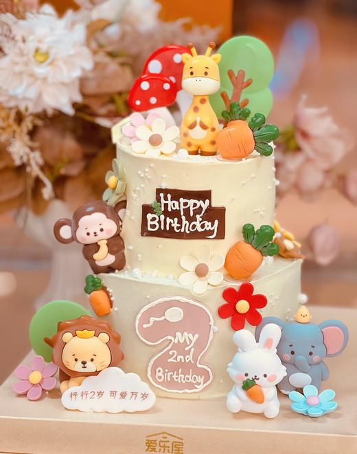 可爱动物园蛋糕 商品图0