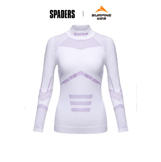 25/26SURPINE复合聚热导湿功能衣 女上衣 紫 商品图0