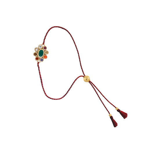 北京仓｜Dorothee sausset-Cuff 9 Planetes-九行星 22k镀金 手链［法国设计师］ 商品图1