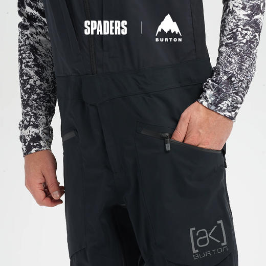 25/27BURTON雪服M AK GORE FRBRD BIB TRUE BLACK 商品图3