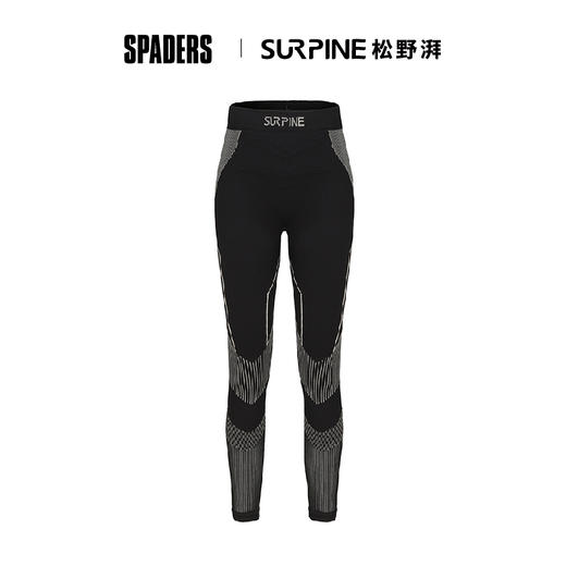 25/26SURPINE复合聚热导湿功能衣 女裤子 黑金 无惧系列 商品图0