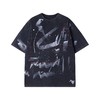 25601早春新款时尚个性泼墨涂鸦印花圆领短袖T恤高级感百搭情侣上衣潮 商品缩略图1