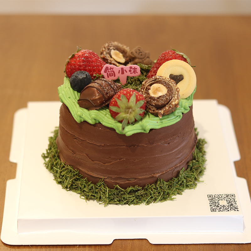 迪拜巧克力开心草莓蛋糕kc497