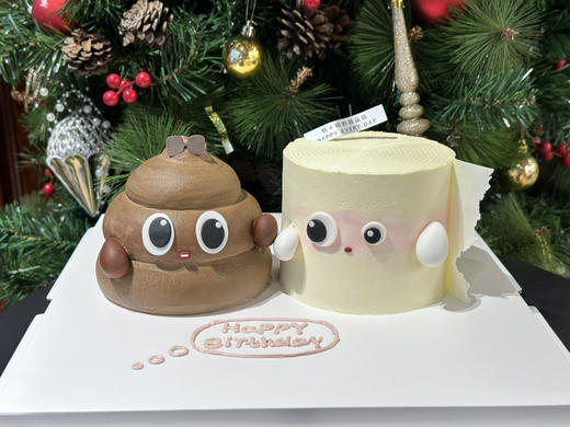 双拼订婚蛋糕，结婚蛋糕，纪念日蛋糕，提前48小时以上预定 商品图3