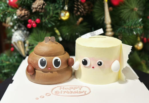 双拼订婚蛋糕，结婚蛋糕，纪念日蛋糕，提前48小时以上预定 商品图2