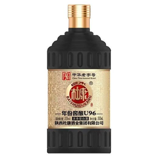 [白水杜康年份窖酿U96]52度-浓香型白酒500ML*6瓶 自饮小酌口粮酒 商品图3
