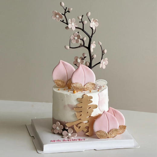 灼灼风华寿桃蛋糕 商品图0