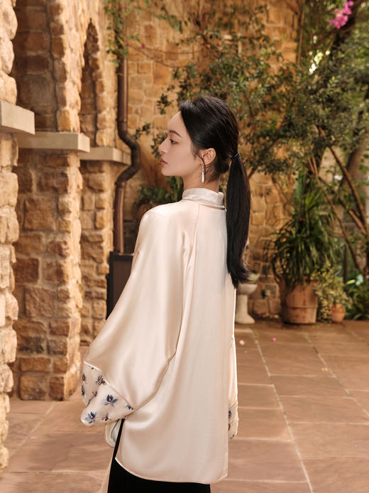 盛唐牡丹|空谷幽兰重缎真丝手绣外套 商品图7