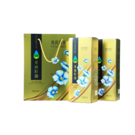 有机亚麻籽油 750ml*2瓶/盒 全国配送（偏远地区除外）