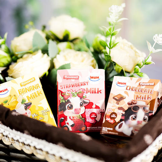 丹麦进口甘蒂牧场香蕉味|草莓味|巧克力味牛奶200mI 商品图1