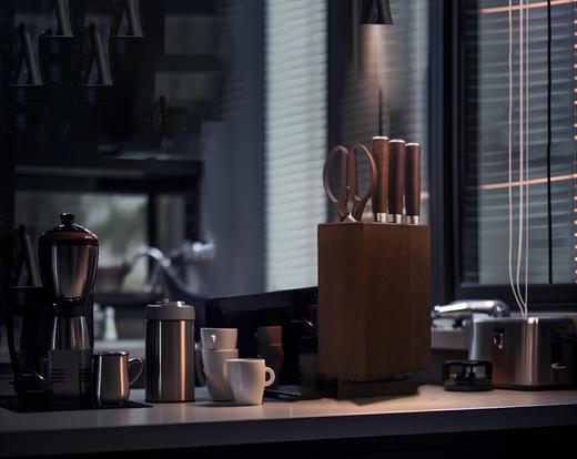 锐欧枫木5件套刀菜刀刀具 商品图1