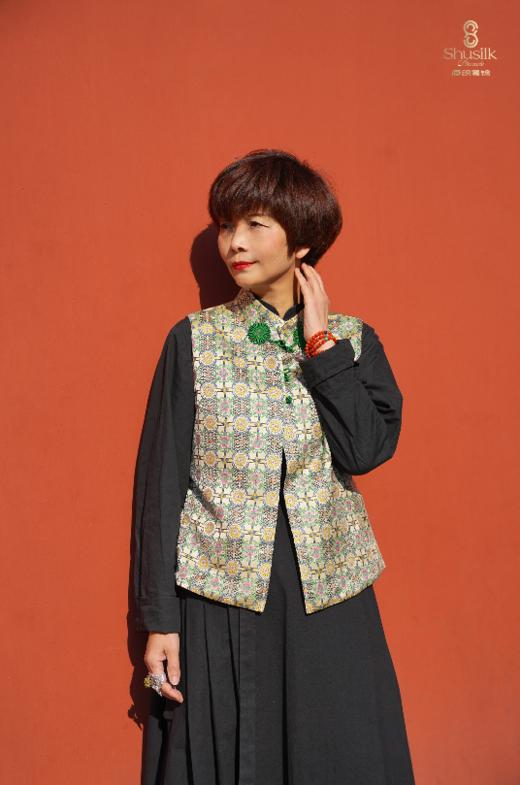 25BWMJ9201葵花八达运蜀锦背心JW1316-2  商品图3