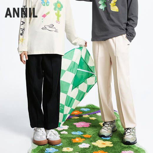 男女童针织单裤春季新款安奈儿童装EM516015 商品图1