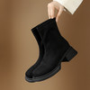 西村名物2023年冬季新款舒适厚底增高防滑切尔西靴T23DS45861 商品缩略图1