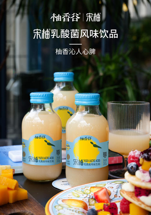 乳酸菌双柚汁0脂 柚香谷300ml瓶*20瓶/箱 常山柚子果味饮料柚汁饮品果汁 商品图3