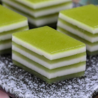 鲤妤 斑斓千层糕（可即食）550g（8片）| 传统粤式手作糕点 商品图0