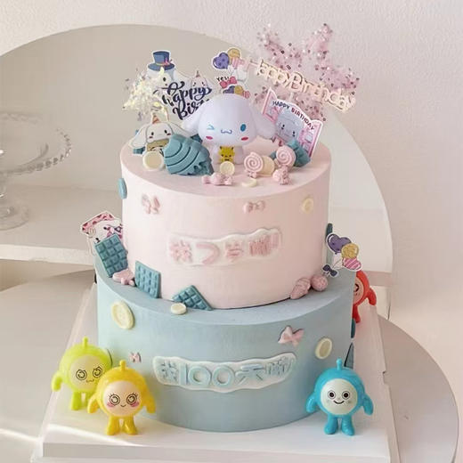 百日宴玉桂狗蛋糕（可定制） 商品图0