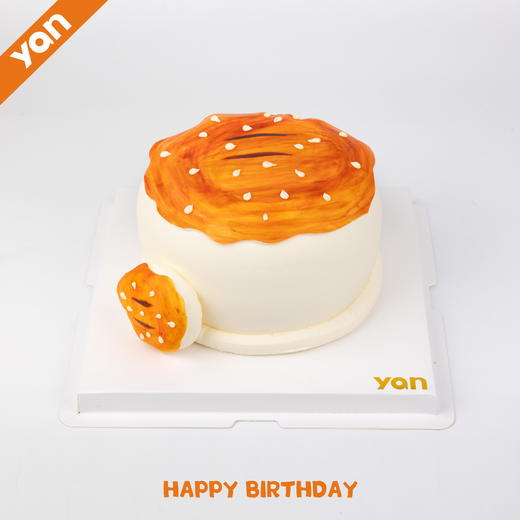 老婆饼主题蛋糕 商品图0