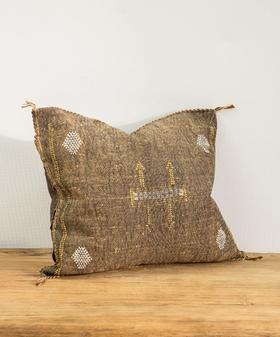 伽罗 JALO 摩洛哥进口手工龙舌兰丝抱枕【No.24793~No.24852】约50x50cm