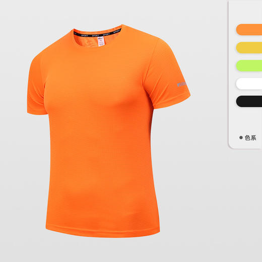跃牌【PF系列】男女同款圆领短袖夏季速干透气健身跑步短袖51102 商品图0