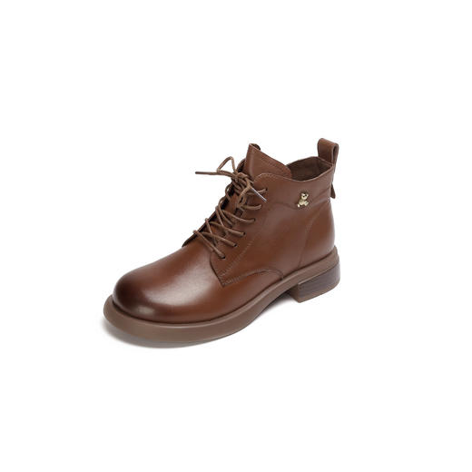 西村名物冬季新款超轻厚底增高防滑舒适系带马丁靴T22DS44341 商品图7