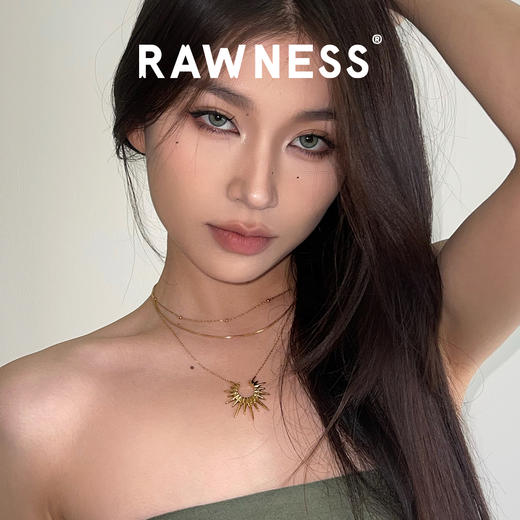 Rawness/契健 太阳项链 叠戴款 太阳锁骨链小众轻奢项链18k金送女友长毛衣链 商品图4