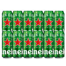 喜力【Heineken】经典全麦酿造拉罐啤酒500ml*12听 啤酒批发