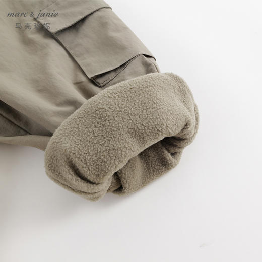 【三防加绒】马克珍妮男童山系户外工装裤束脚裤冬装新款241381 商品图4