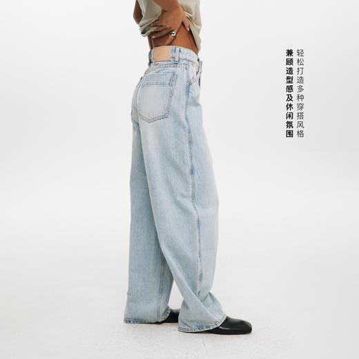 oneup浅蓝洗水牛仔香蕉裤（男女同款） 商品图2