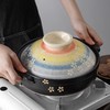 万古烧h砂锅炖锅家用燃气土锅樱花彩虹陶锅华柳 商品缩略图8