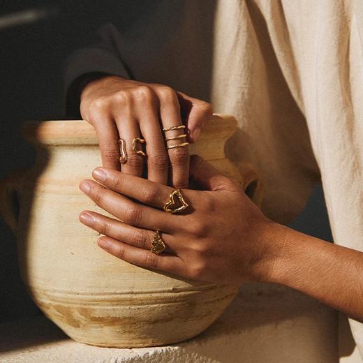 北京仓｜Agapee-LIORA-爱心 镂空 戒指［法国设计师］ 商品图3