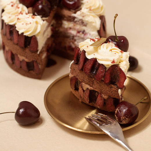 2025蛇年新品「福满丽舍」车厘子巧克力味蛋糕｜随单含元宝小玩具1份！ 商品图7